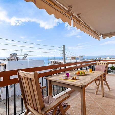 Sea View Apartment 100M From The Beach Saronida Exteriér fotografie